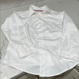 French Toast White Button Down Uniform Shirt Size 10